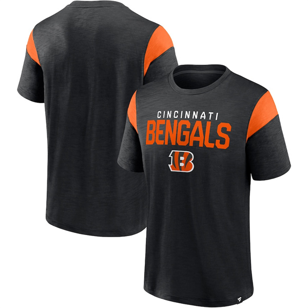 Men's Black/Orange Cincinnati Bengals  Home Stretch Team T-Shirt